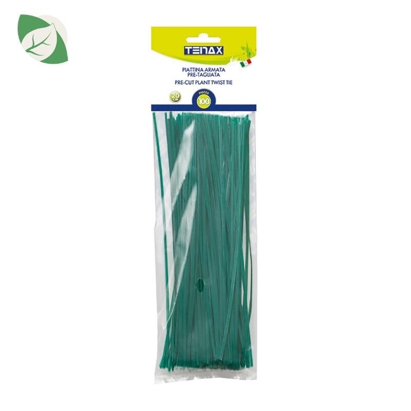 Vezice metalne plastificirane PIATTINA 100kom