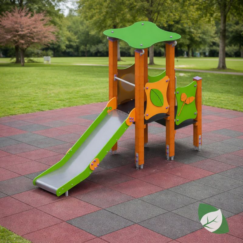 Drveno dječje igralo s dvije platforme NATURAL 7133 - Slika 2